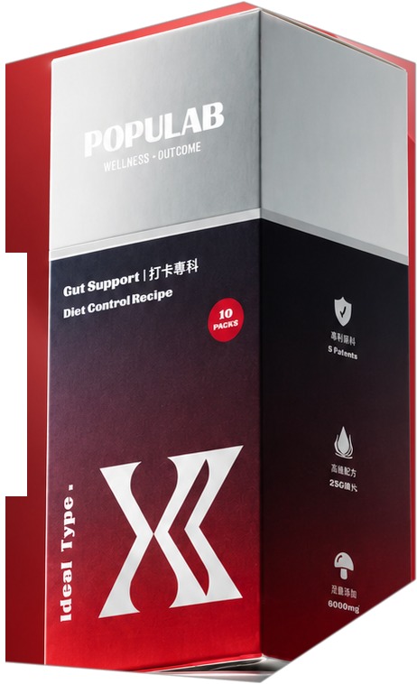 POPULAB Gut Support 打卡專科 Diet Control Recipe 商品盒